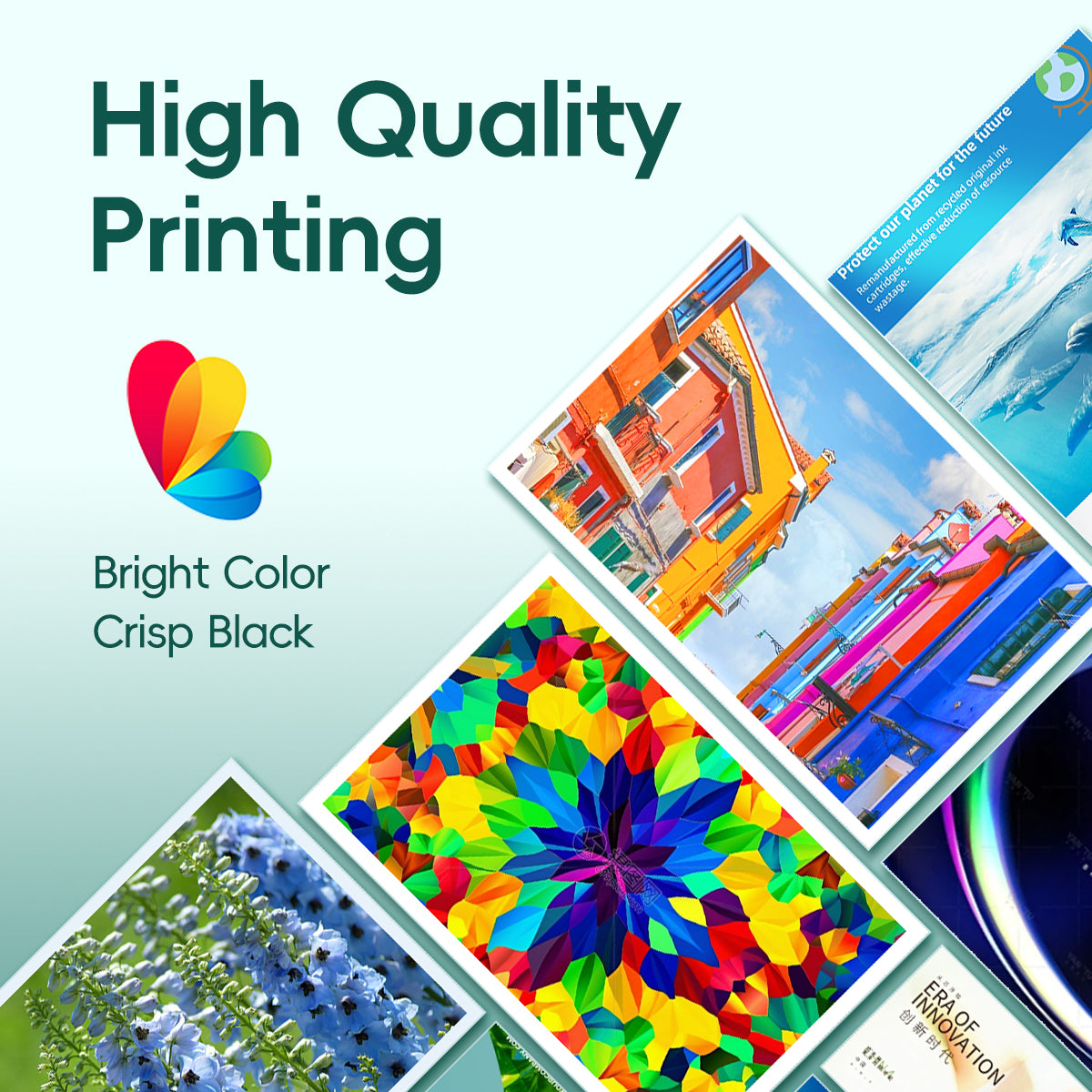 64 Black Ink Cartridge Compatible for HP ENVY Inspire 7950e; ENVY Photo 6200, 7100, 7800; Tango Series, 2 Pack