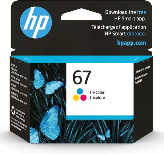 67 Tri-color Ink Cartridge for HP 67 67xl Ink Cartridge, (1 Pack)